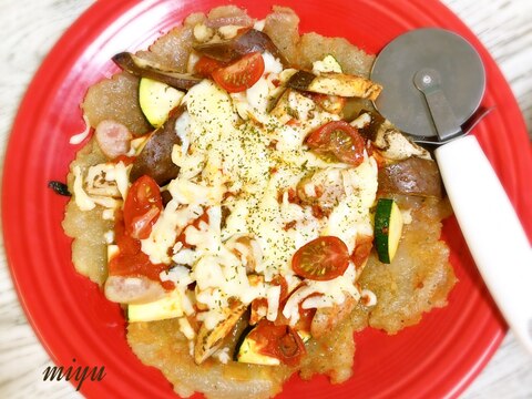 じゃがいもチヂミピザ